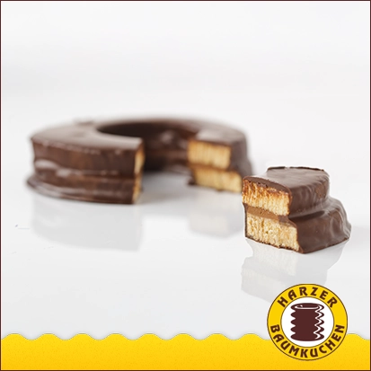 Baumkuchen Zartbitter mit Nougatfüllung