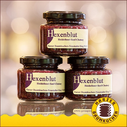 Hexenblut 110g Heidelbeer-Senf-Chutney