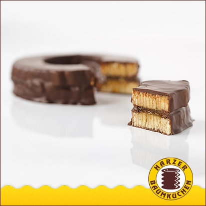 Baumkuchen Zartbitter, Aprikosenfüllung