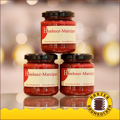 Fruchtaufstrich Himbeer-Marzipan 150g