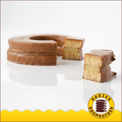 Baumkuchen Vollmilch mit Marzipanfüllung